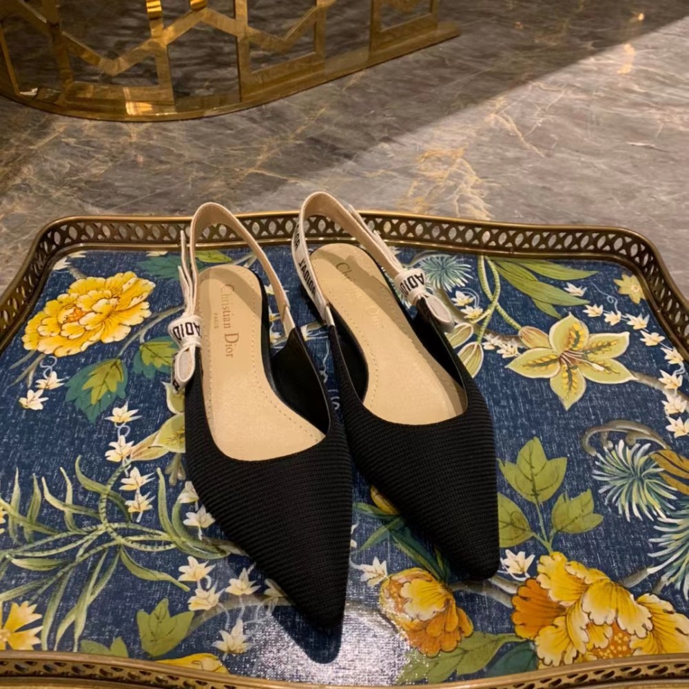 J'ADIOR PUMP Black Technical Fabric