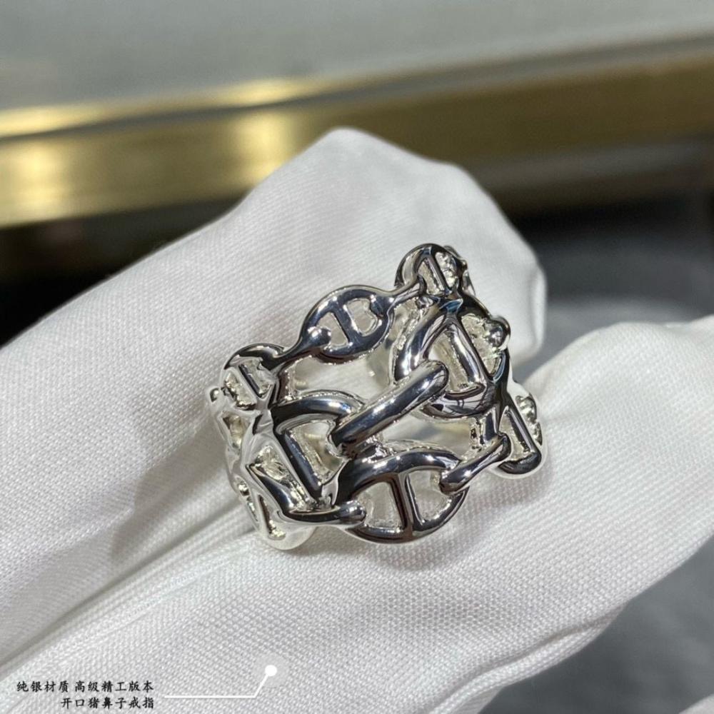 【HERMES】Chaine d'ancre Enchainee ring, large model Hermes | Jewelry | Hermes Chaine Dancre Enchainee Ring Large