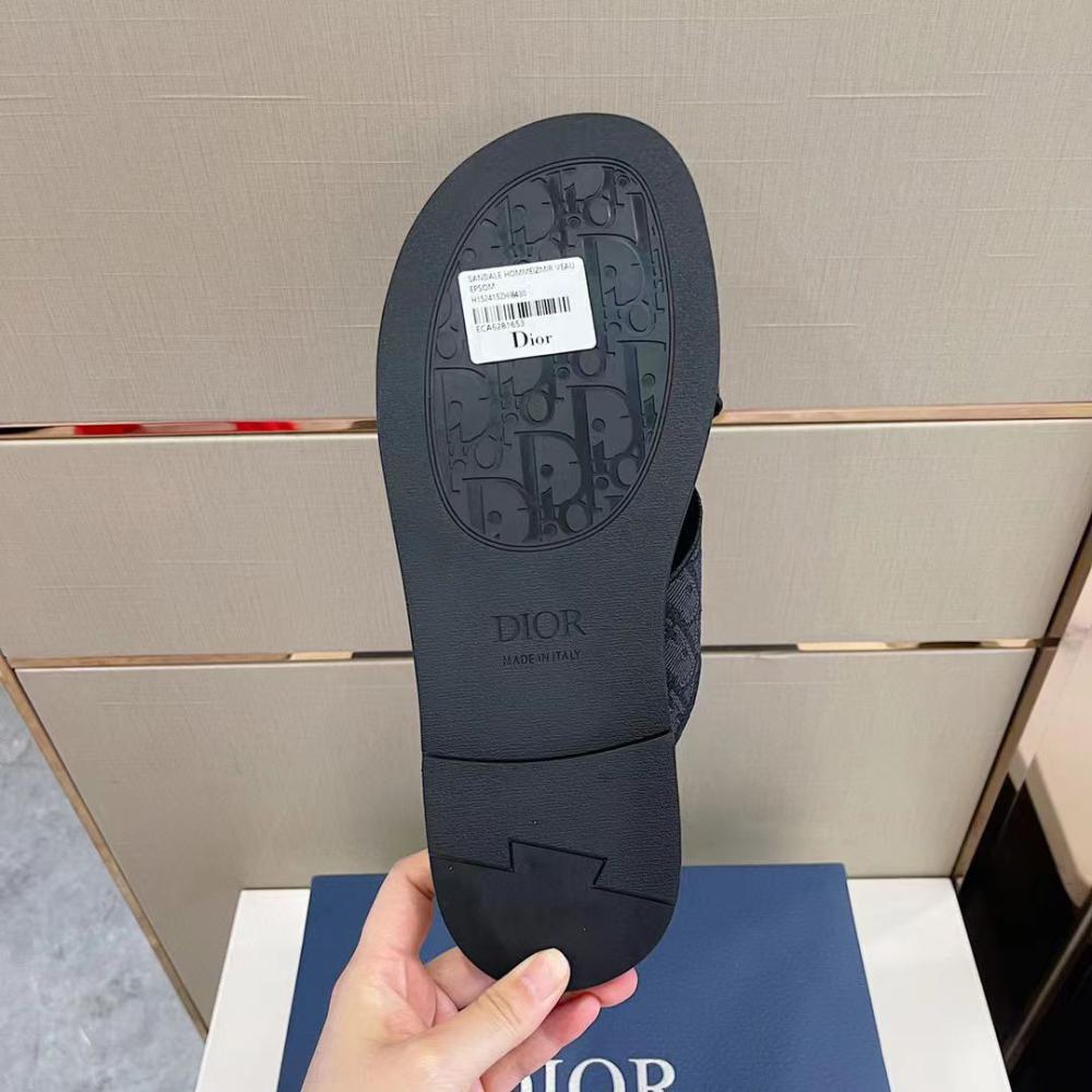 Dior Alias Sandal Black Dior Oblique Jacquard