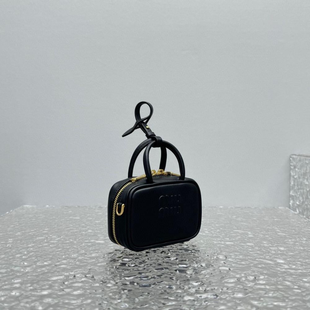 Miu Miu Leather MicroBag Black