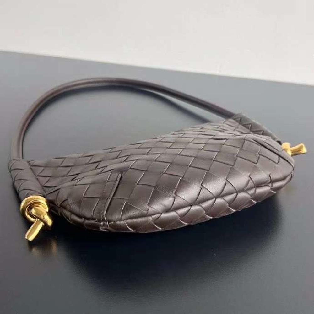 Bottega Veneta Solstice Mini Shoulder Dark Brown Bag - G&H