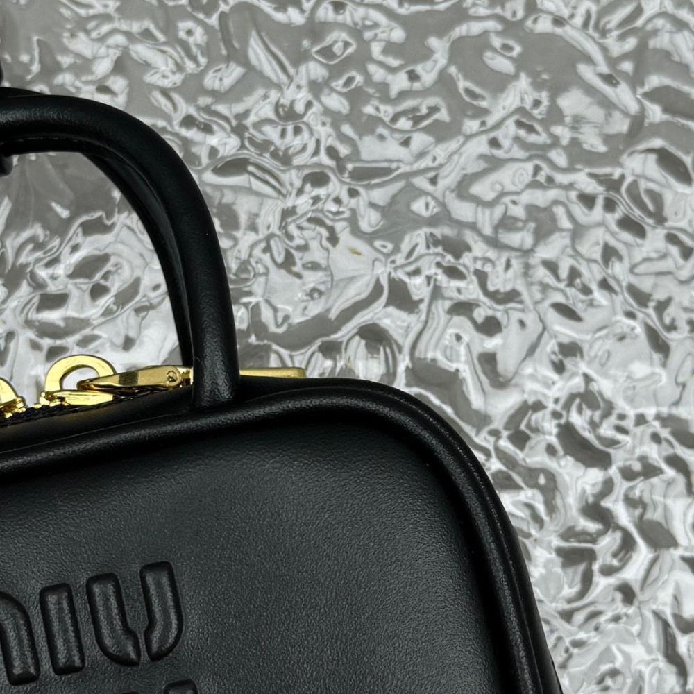 Miu Miu Leather MicroBag Black