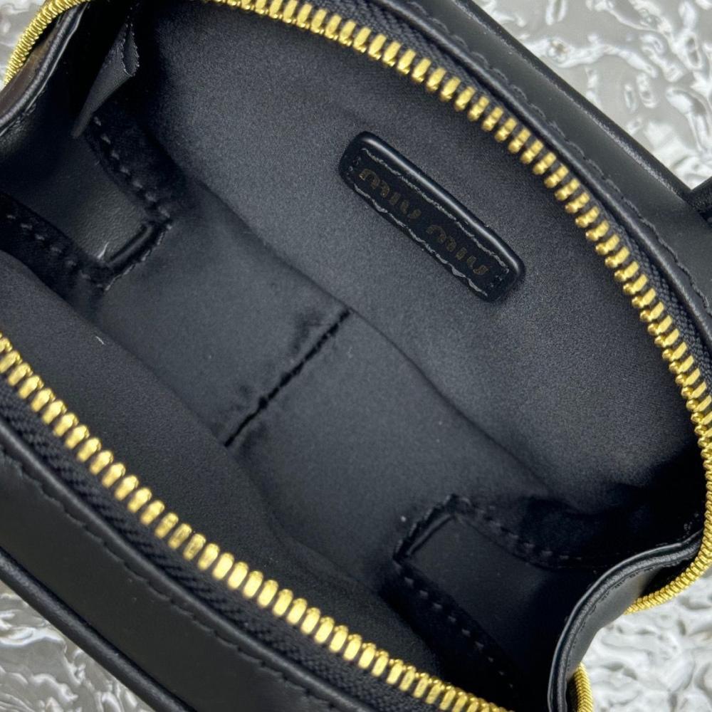 Miu Miu Leather MicroBag Black