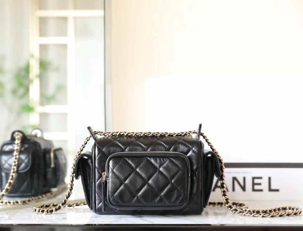 CHANEL Multi Pockets Black 24k