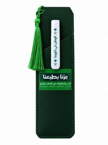 قلم بمحفظة جلد