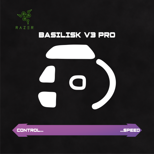 زلاجات ماوس بازليسيك في ثري برو - RAZER BASILISK V...