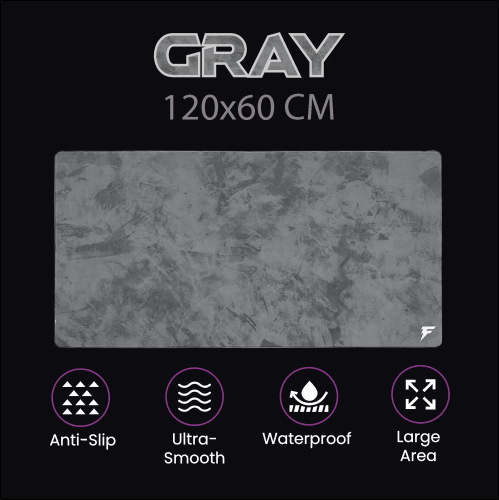 GRAY Gaming Mousepad Forcex 3XL | قراي ماوس باد ال...