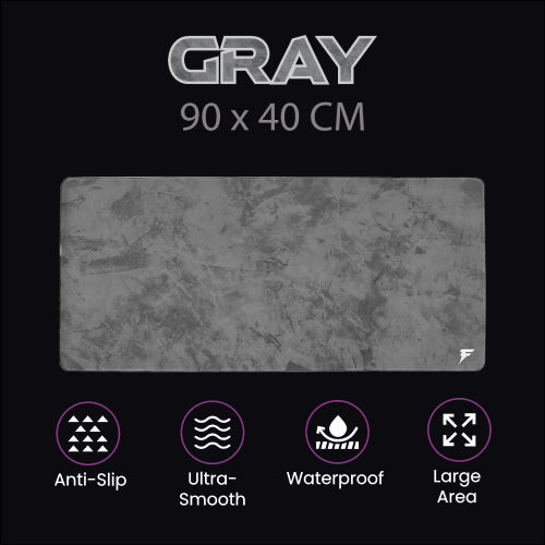 GRAY Gaming Mousepad Forcex 2XL | قراي ماوس باد ال...