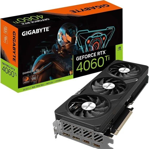 Gigabyte 4060 TI Windforce x3 كرت شاشة