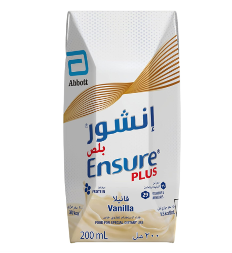 حليب إنشور بلص مكمل غذائي ( Ensure PLUS 200ml ) ال...