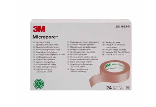 ضماد ميكرو بور بني MICROPORE - 1533-0