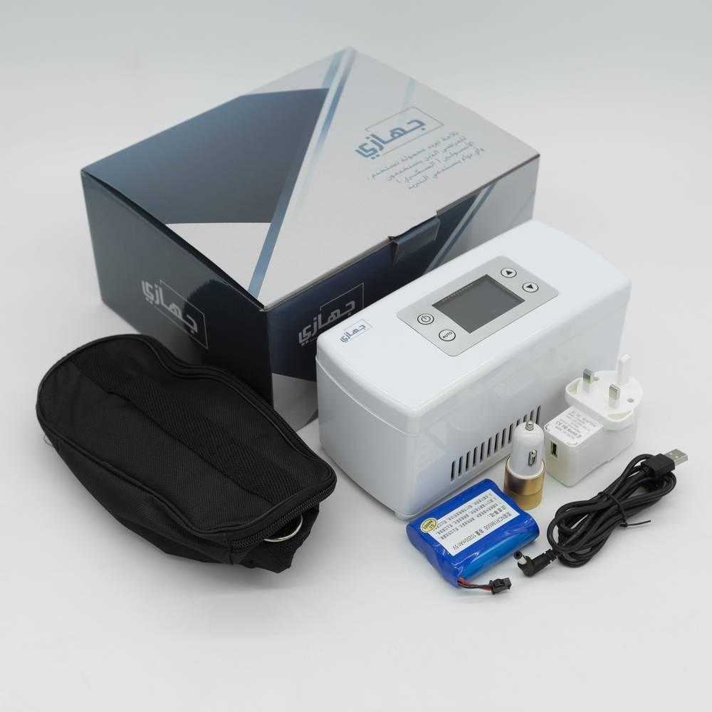 ثلاجة اقلام الانسولين كهربائية متنقلة صغيرة