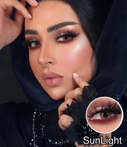 عدسات ملونة من براوني بوني – صن لايت
