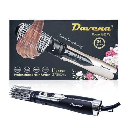 استشوار شعر دفينا بفرشاه واحده 1000 واط - DV-505