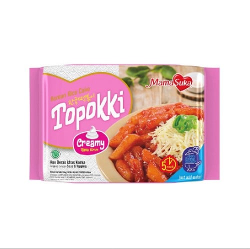 TOPOKKI CREAMYX134 GRM-كعكة الأرز الكورية توبوكي ب...