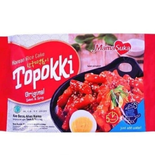 TOPOKKI ORIGINAL-X134 GRM-كعكة الأرز الكورية توبوك...