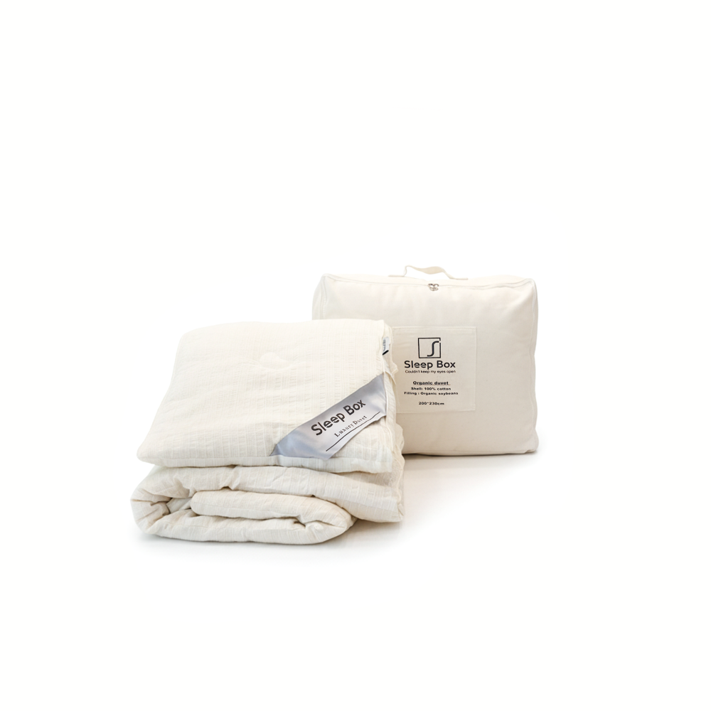 تفاصيل حشوة لحاف عضوية عالية الجودة من SleepBox