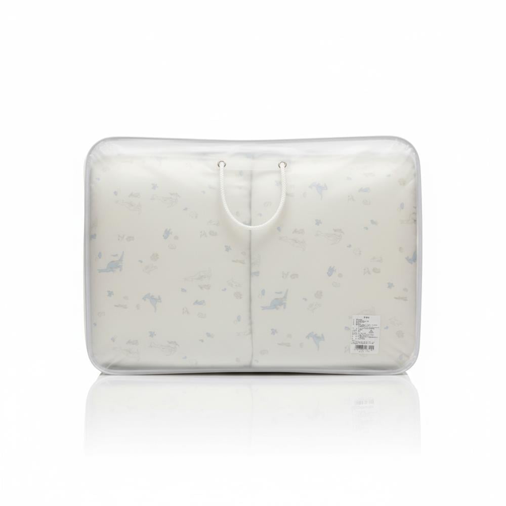 طقم لحاف أطفال أزرق مثالي للاستخدام في السرير أو العربة