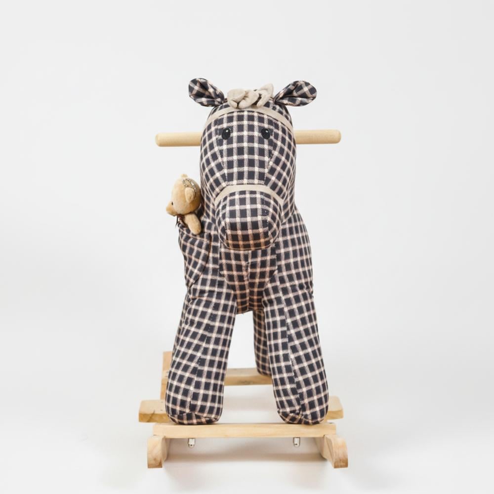 دمية على شكل حصان ملونة للعب آمن وممتع