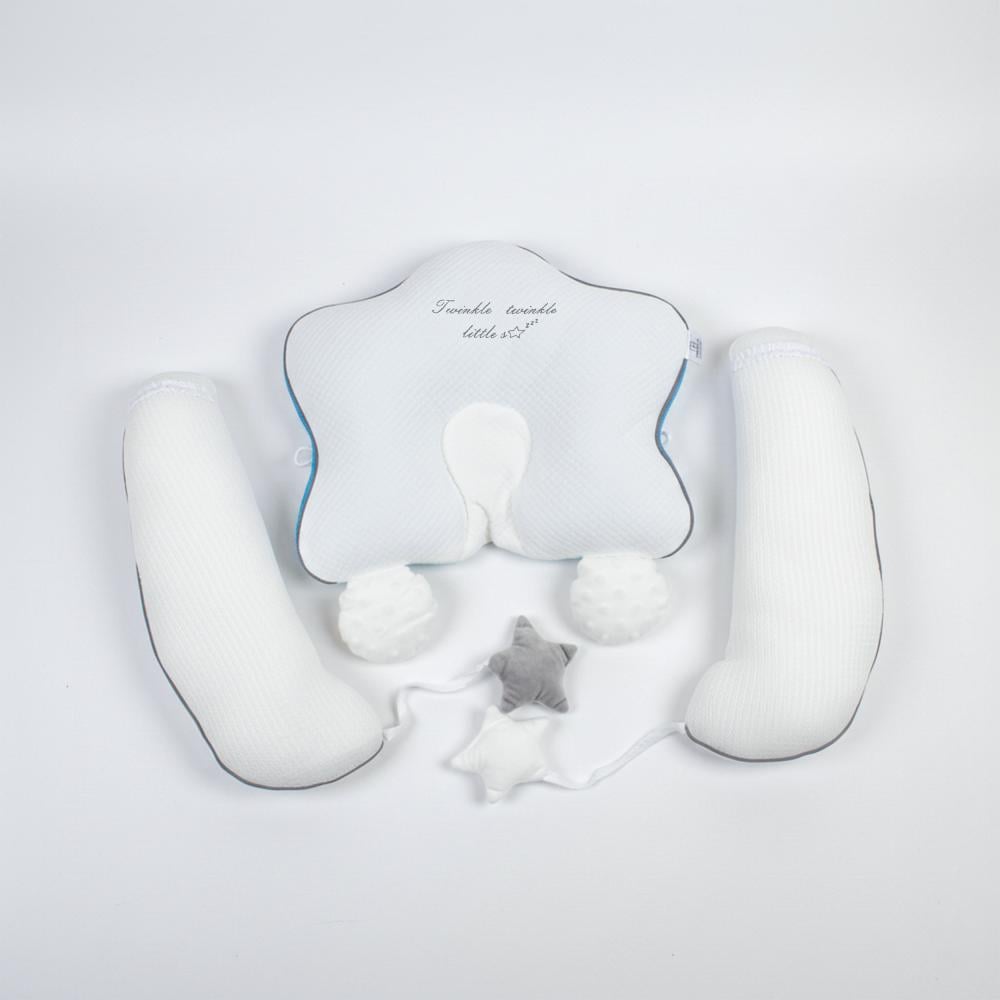 وسادة أطفال SleepBox مع جوانب حماية لنوم آمن ومريح