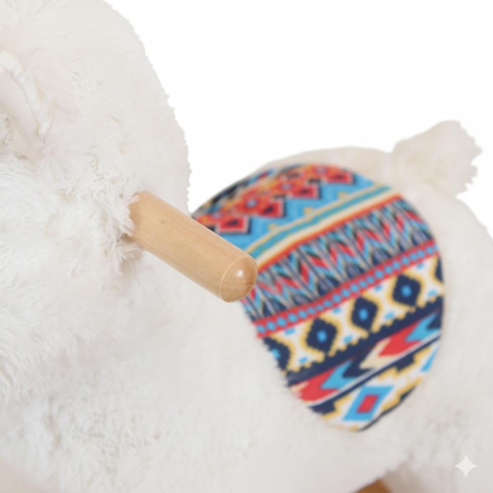 دمية على شكل اللاما بملمس ناعم وألوان جذابة للأطفال