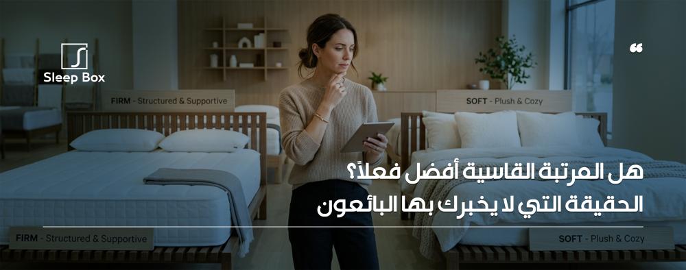 هل المرتبة القاسية أفضل فعلًا؟ الحقيقة التي لا يخبرك بها البائعون