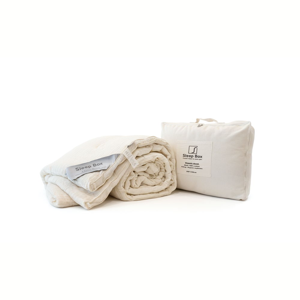 حشوة لحاف عضوية من SleepBox – دفء طبيعي ومريح