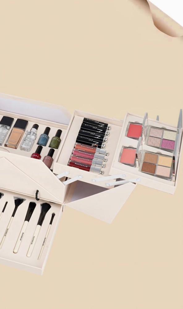 ميك اب مكياج  بوكس مكياج ريل بيوتي طقم كامل يشمل كل ما تحتاجين في الميك اب