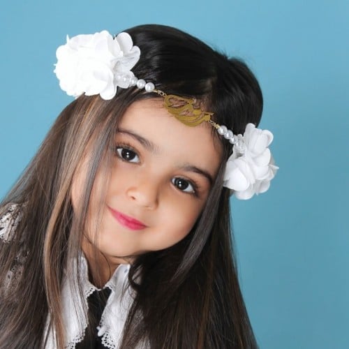 طوق الورد بناتي بالاسم