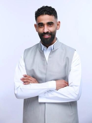 سديري رجالي جوخ اسود رمادي من متجر تاج المملكة