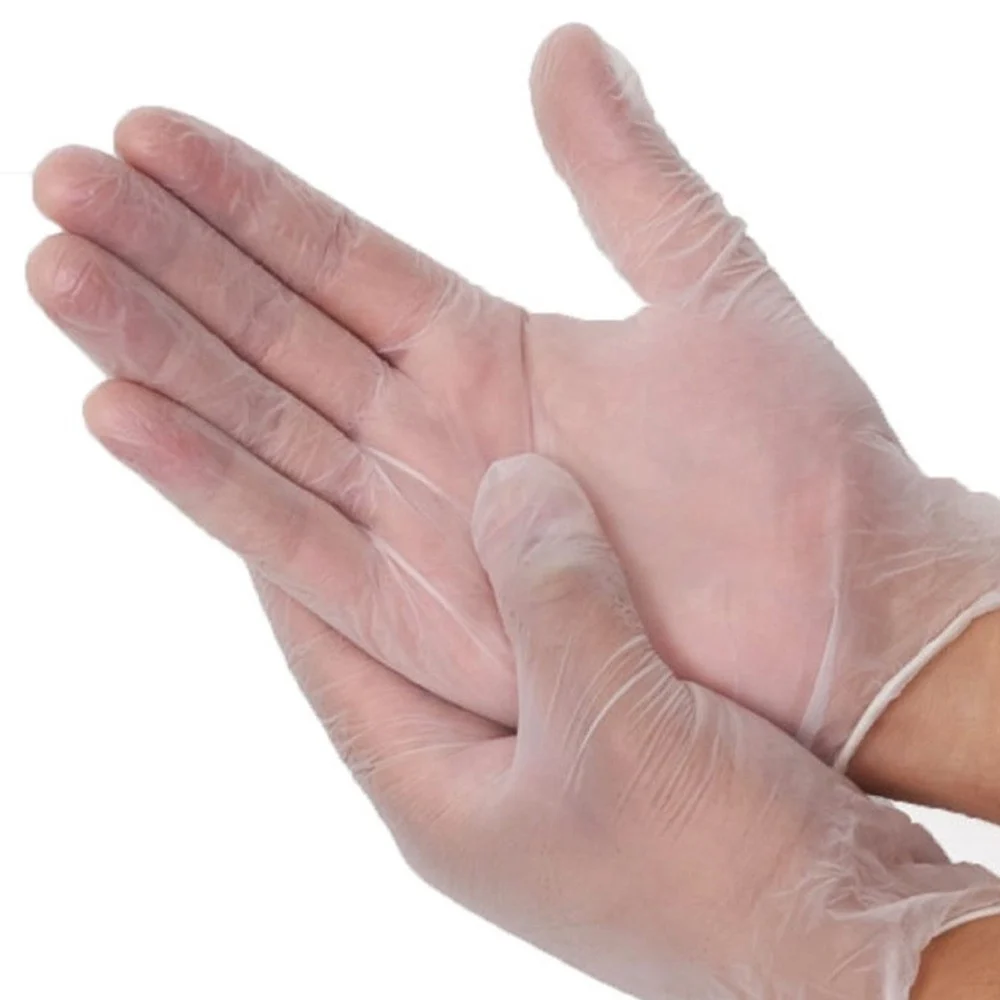 قفاز فينيل شفاف Vinyle Gloves