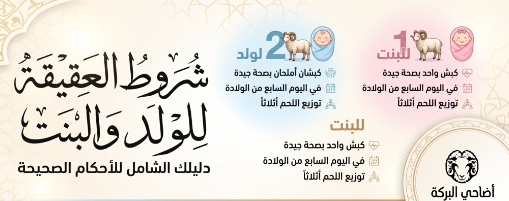 شروط العقيقة للولد والبنت