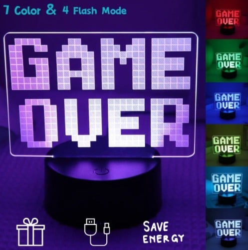 اضاءة GAME OVER