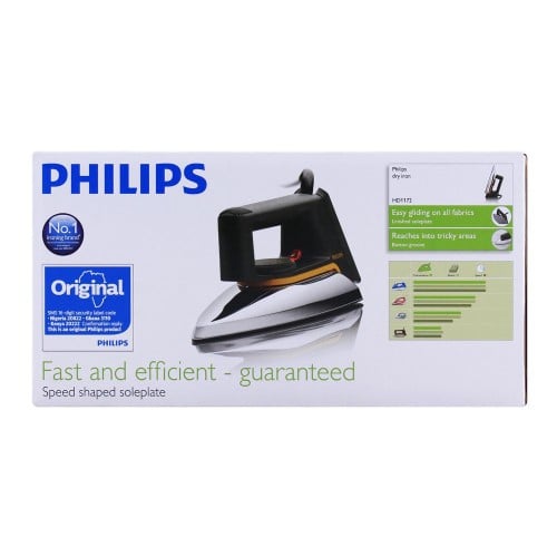 Philips | Dry Iron | Non-Stick & Scratch Resistant...