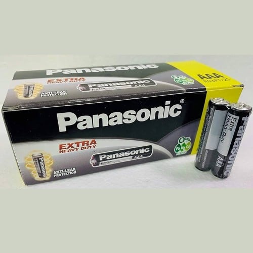 Panasonic | Extra Heavy Duty AAA Battery (60 Pcs)...