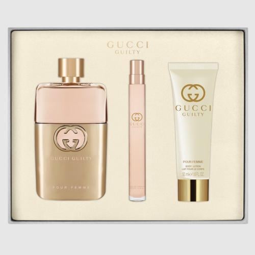 طقم قوتشي قيلتي بور فيم ايو دي برفيوم gucci guilty...