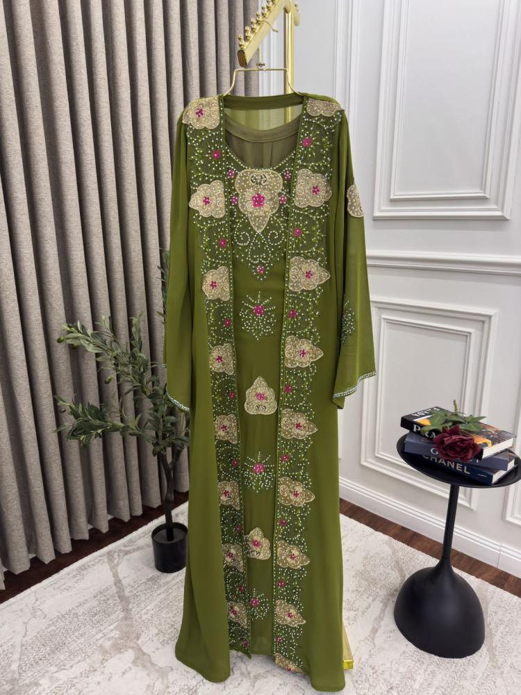 جلابية فخمة مزينه