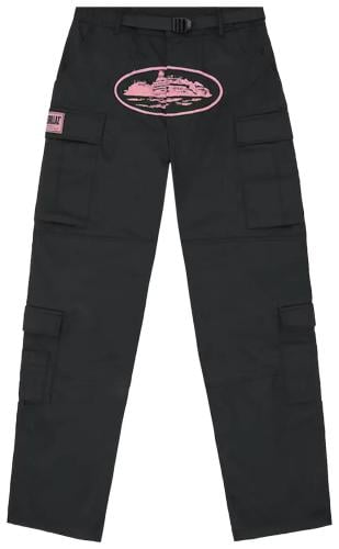 Corteiz Guerillaz* Cargo Pant 'Black/Pink'
