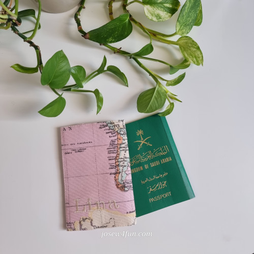 غلاف جواز السفر - نقش خرائط