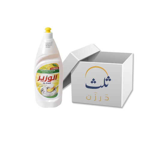 كرتون الوزير صابون سائل لغسيل الصحون برائحة الليمو...