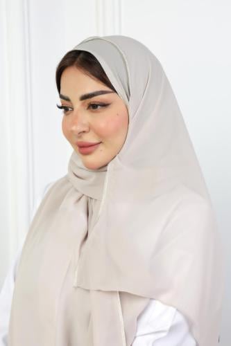 طرحة ليزر مع اضافه كلفه لون بيج