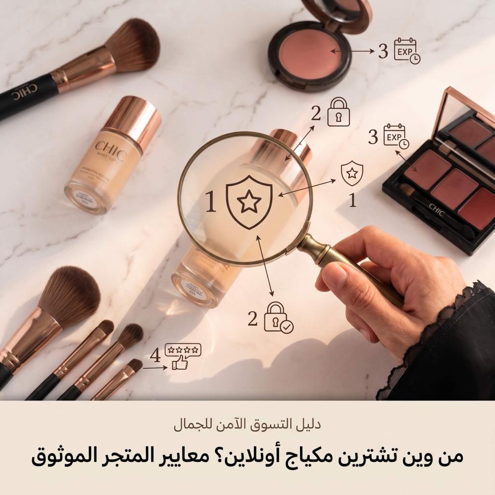 من وين تشترين مكياج أونلاين في السعودية؟ (٨ معايير ثقة)