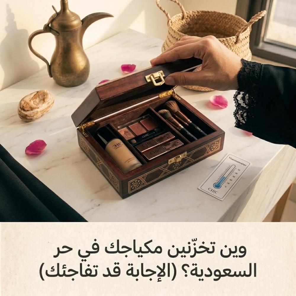 وين تخزّنين مكياجك في حر السعودية؟ (الإجابة قد تفاجئك)