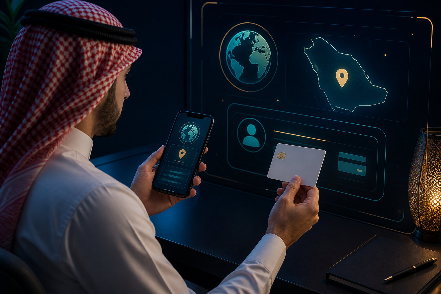مستخدم يراجع بلد حساب جوجل بلاي قبل شراء البطاقة