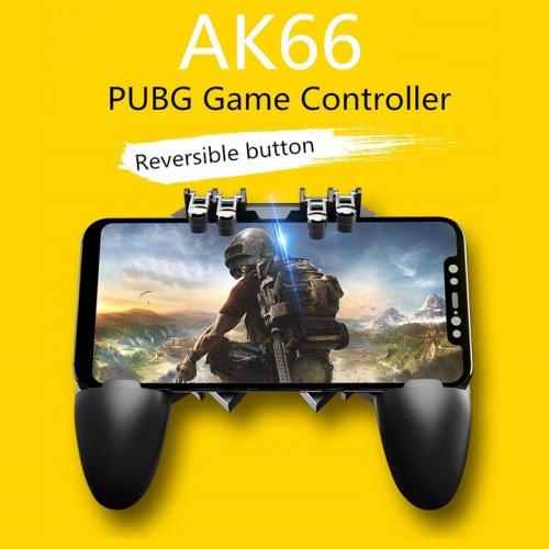 AK66 ستة أصابع PUBG أذرع التحكم في ألعاب الفيديو غمبد المعادن الزناد اطلاق النار الحرة غمبد عصا التحكم للهاتف المحمول IOS أندرويد