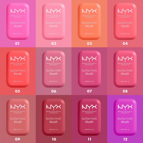 بلاشر نيكس بترفلاي رقم 07 – لون طبيعي (NYX Buttermelt Blush)