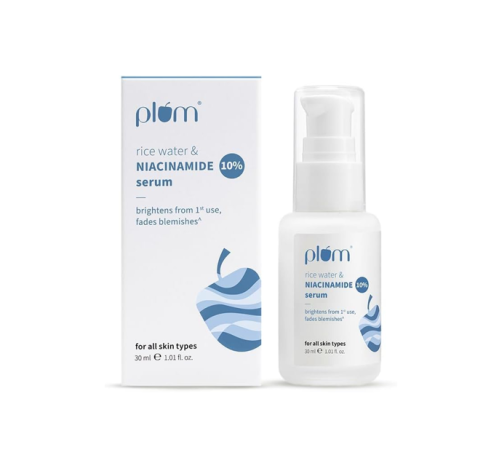 سيروم نياسيناميد 10% وأرز لبشرة صافية