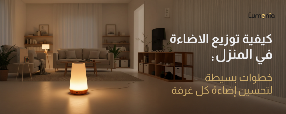 كيفية توزيع الاضاءة في المنزل