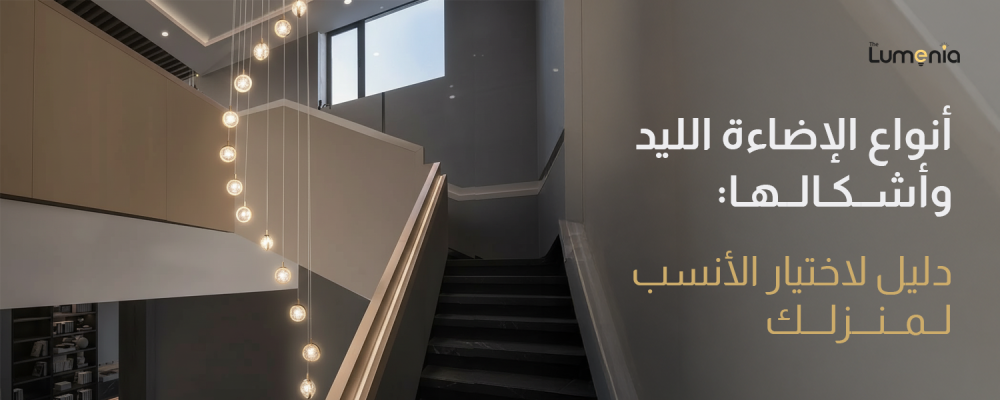أنواع-الإضاءة-الليد-وأشكالها