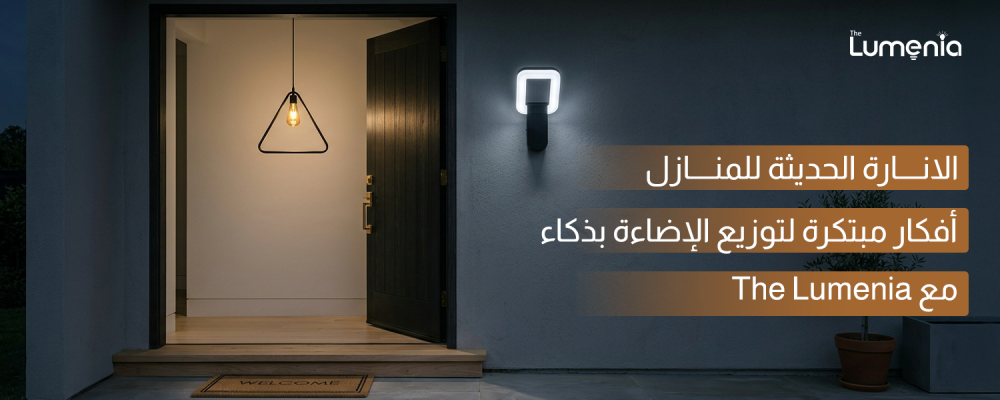 الانارة الحديثة للمنازل أفكار مبتكرة لتوزيع الإضاءة بذكاء